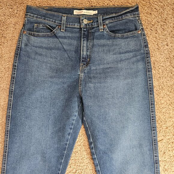 Levis Signature Jeans Womens 8 31x25 Heritage Mid Rise Boyfriend Denim Stretch - Picture 3 of 10